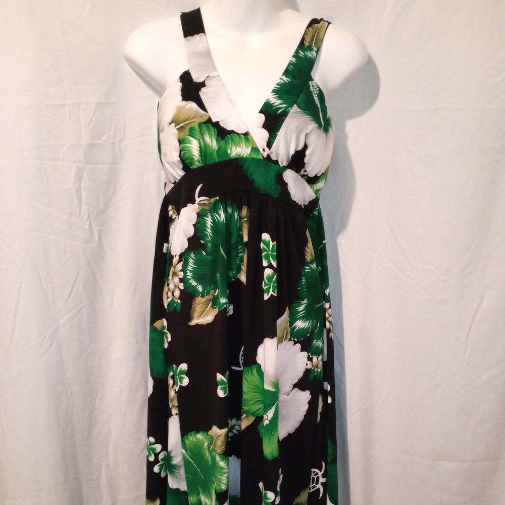 Steven Wear, woman's Long hawaiian dress